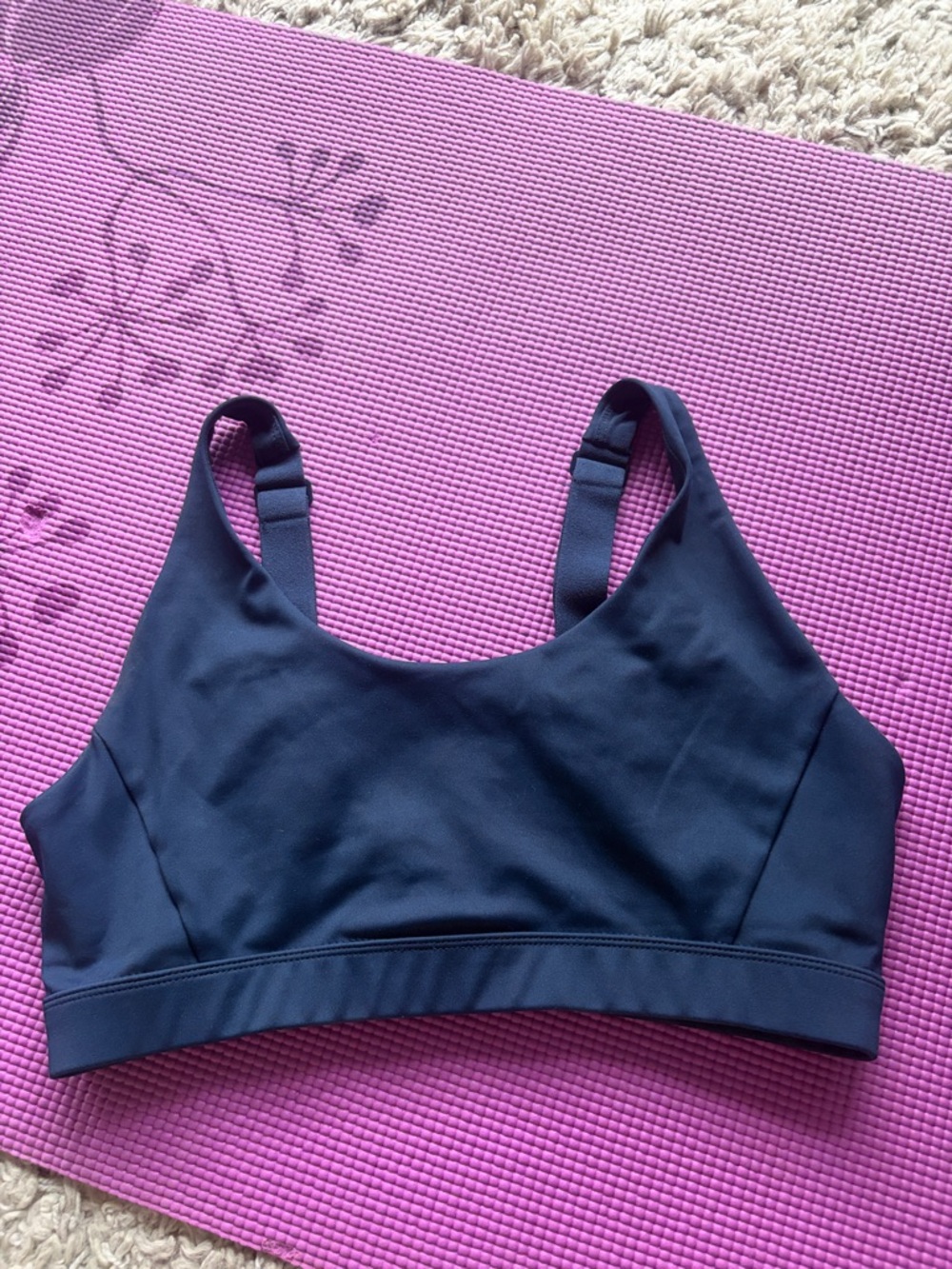 Navy Sports Bra - Women’s L